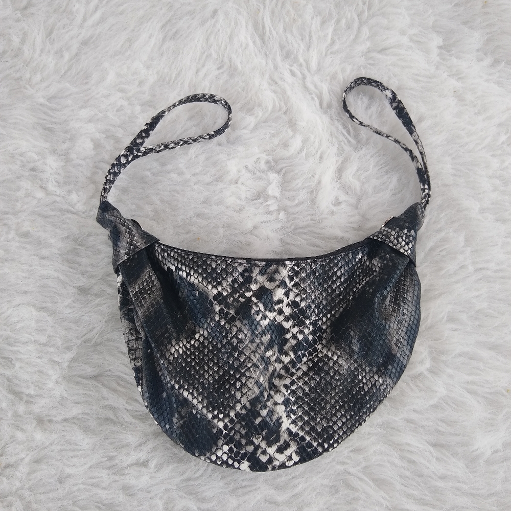 Bijoux Terner Snakeskin Clutch Festival Accessories Party Victorian Black White